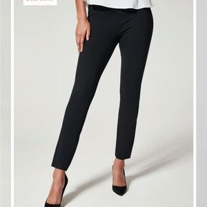 Worn once Spanx petite perfect black pant ankle backseam skinny